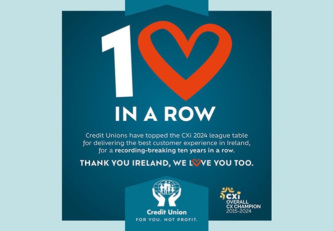 Credit Unions - 10 in a row